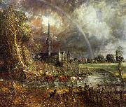 John Constable, Salisbury Cathedral from the Meadows2